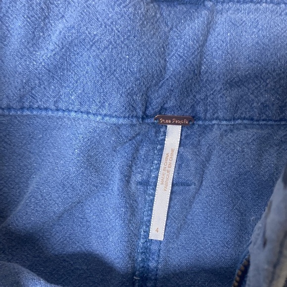 Free People Catching Feelings blueberry pie Skirt 4 NWT - Picture 10 of 12